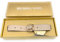 Michael Kors Gürtel I Damen I Echtes Leder I Größe S/M I 3,0 cm breit I Cream I Ledergürtel I MK Schnalle I Women Belt 8289