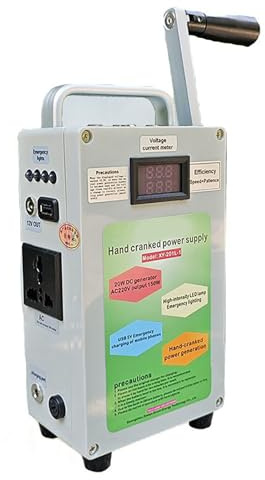 MFYDPP 150W Hand Crank Generator,Power Bank,High Power Portable Generator Emergency,USB Charger For Outdoor Travel Camping Survival Activities(Size:AC220V)