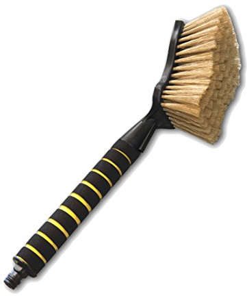 Waschbürste mit Wasserdurchlauf Autopflege Autowaschbürste Bürste Felgenbürste PKW LKW Reinigungsbürste