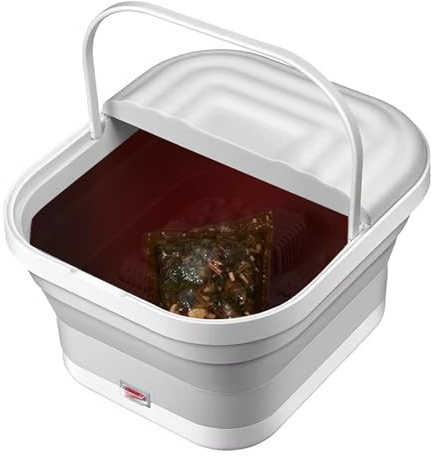 Vasca da bagno elettrica per ammollo del piede - Vasca per piedi riscaldata, Vasca per piedi | Vasca da bagno portatile per ammollo piedi, vasca elettrica per ammollo piedi con massaggiatore a rulli