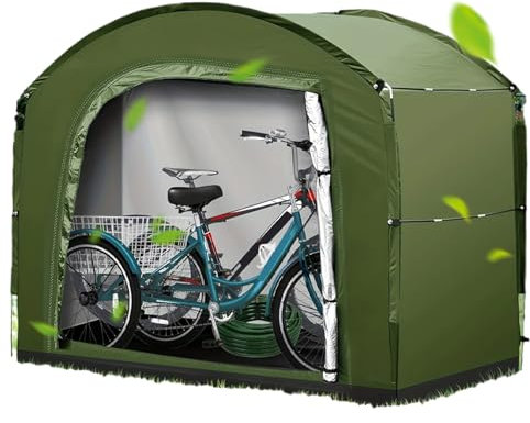 Abri De Rangement Pour Vélos - Abri Organisateur En Tissu Oxford Pour Vélo,Accessoires De Rangement Polyvalents Pour Moto Outils De Jardin Tondeuse Et Équipement Extérieur