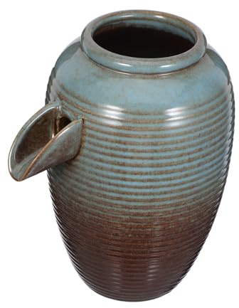 GOOHOCHY Cerámica Fuente Exterior con Circulación de Agua Decoración Tradicional para Estanques para Jardines y Balcones Incluye Escultura de Fuente para Mejorar Calidad del Agua