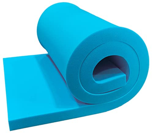 DURAFOAM High Density Blue Firm Foam for Cushions, Sofas, Beds, Seats, Campervans, Indoor & Outdoor Padding, DIY - 80 x 20 x 2 Inches