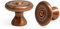 DOXILA Lot de 2 Bouton de Porte, Vintage Boutons de Tiroirs Alliage de Zinc, Diamètre 28mm Rétro Décorative Bouton de Meuble pour Placard Armoire Cuisine, Finition Laiton Antique