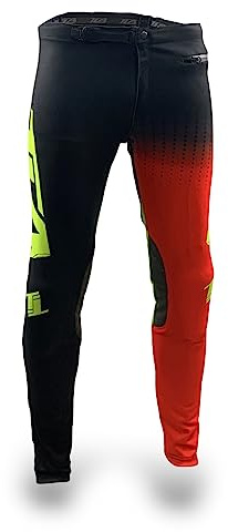 TLA REKON Pantalon Moto Trial avec Protections. Tailles jusqu'à 4XL Homme, Femme. Pantalons Trial, BMX, MTB, Cross, élastiques, légers, Respirants et résistants à l'usure. Tenue Cycliste VTT.