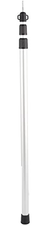 Gavigain Telescoping Tarp Poles, Tent Poles Replacement 3 Section Retractable Canopy Tent Support Rod Adjustable Portable Lightweight Tent Rod for Tent Fly, Awning, Outdoor Camping, Hiking