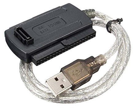 Joskeijky USB 2.0 macho A IDE 2.5 3.5 Convertidor Adaptador Cable Disco Duro HDD Negro