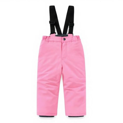 Pantalon Thermique Imperméable pour Garçons et Filles, Pantalons de Neige, Salopette D'extérieur D'hiver, Pantalon de Ski Softshell Enfants pour 3-12 Ans Cadeau Noel