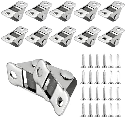 Rotelle per mobili, 24 pezzi, 2,8 cm, piccole ruote in gomma con piastra in acciaio, mini volanti, piastra metallica fissa, ruote fisse, mini ruote girevoli silenziose per cassette degli attrezzi