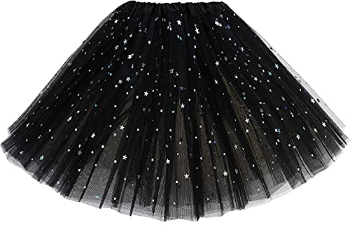 Tutu Skirts Rock Kinder Mädchen 2-8 Jahre Tutu 3 Schichten Tüll Paillette Ballett Tanz Rock