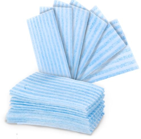 24 Esponjas Jabonosas Desechables | Suaves, Prácticas y de Un Solo Uso | Toallitas con Jabón Ideal para Higiene Personal, Hospitalaria o Infantil