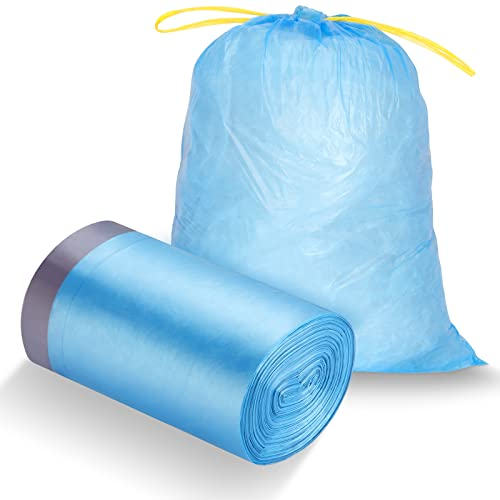 O2frepak 50 litre Extra Strong Heavy Duty Bin Bags,Garbage Bags with Durable Drawstring,Waste Disposal Bags for Household or Commercial Use (100 Count,60x70cm)