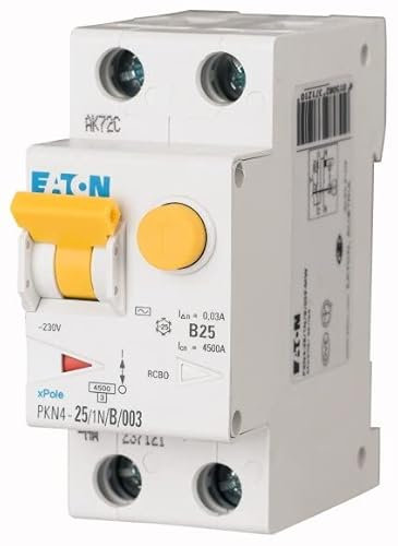 Eaton 237103 Combinato Interruttore Magnetotermico Differenziale, 1 Poli, 20A