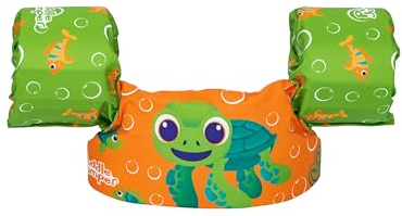 Bestway Puddle Jumper Schwimmhilfe Schildkröte mit Textilbezug, 2-6 Jahre
