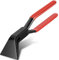 Pinza piegatrice a 45°, 90°, 180°, larghezza 60 mm, con manico antiscivolo per piegare e lisciare lamiere, rosso (TD111)