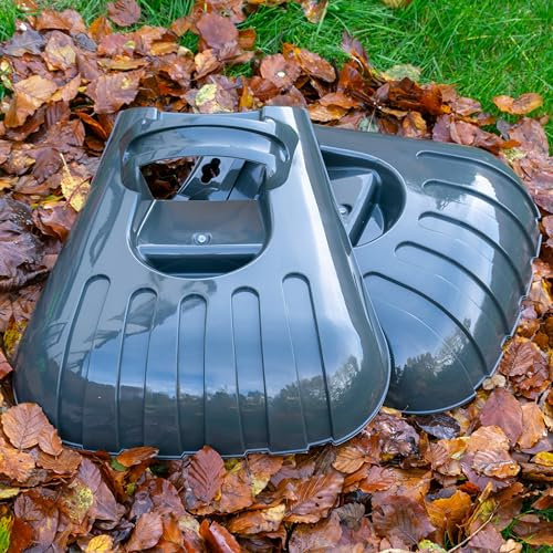 Large Leaf Grabbers, Garden Rake for Leaves, Handheld Garden Yard Leaf Collector Grabbers with Leaf Claws Hand Rake for Leaf Rubbish Grass Collecting Removal In Dark Green