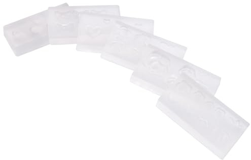 Diheohg 6 piezas de trabajo forma duradera de gel de sílice 3D para decoración de uñas de arte DIY alrededor