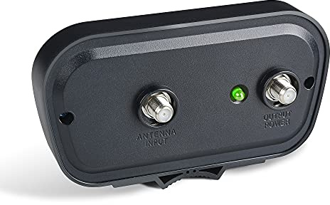 CeKay TV Antenna Amplifier Signal Booster, HDTV Preamplifier, HD Digital VHF UHF Amplifier, with 4G LTE Filter