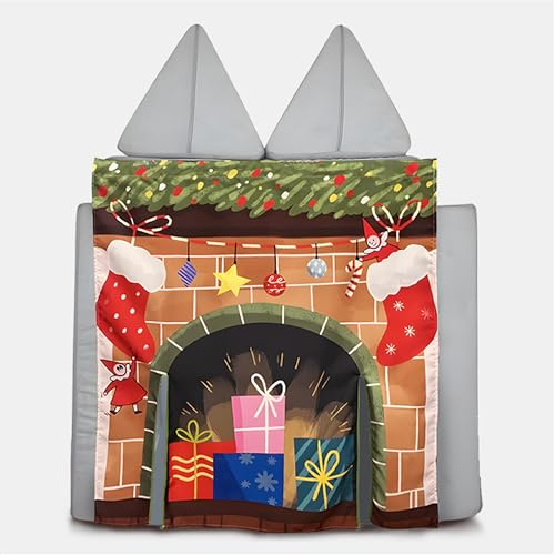 SeeMees Panneau de jeu pour canapé de jeu modulaire pour enfants (canapé non inclus) (ensemble de Noël)