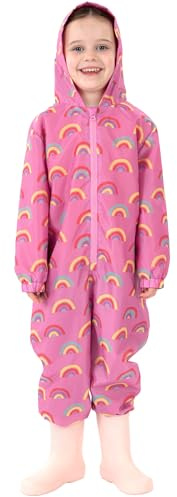 Harry Bear Puddlesuit, Dinosaur Or Rainbow Kids Puddle Suit, Kids Rain Jacket