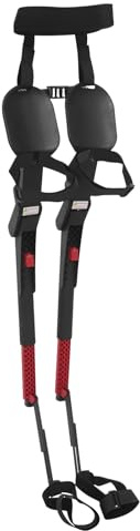 GIDRLL Bärbar exoskelett-stol för utomhusbruk, fiske och camping, justerbar sittkudde bredd och vinkel, multifunktionell och lätt osynlig stol (A)