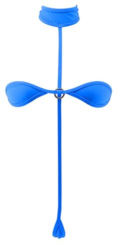 SHERRYLO Donna 2018 Costumi Nuovo Micro Bikini Esotico Set Estrema Prendere Il Sole Nuoto Taglia Unica Blu3
