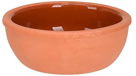 SET 4 CUENCOS PARA APERITIVOS DE BARRO COLOR TERRACOTA 150ml Ø10,4x4,2cm