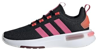 adidas Racer Tr23 Shoes, Zapatillas de Deporte Mujer, Core Black Pink Fusion Shadow Red, 38 EU