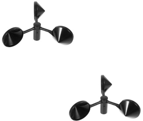 Yardenfun 2 Piezas De Sensor De Velocidad del Viento Anemómetro De Repuesto Taza De Viento De 3 Tazas Herramienta De Medición De Velocidad del Viento Medidor De Viento Seguro Y Resistente.