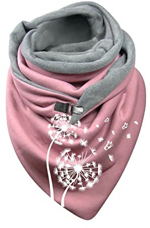 GXYANiaoy trachtentuch, Schals & Tücher Für Damen, Einfarbig Tuch Musselin Dreieckstuch Essentials Schultertuch Winter Loopschal Cashmere Schlauchschal Strick Halstuch Leicht Wollschal Warmer Scarf