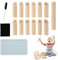 Kubb Wikinger Spiel aus Naturholz – Skandinavisches Wurfspiel für Erwachsene und Kinder – Outdoor-Spiel für Garten, Strand und Park – Inklusive Spielanleitung