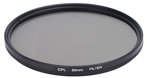 Polarisatorfilter, CPL Kamerafilter Robust Ultratunn Neutral Densitet Aluminiumlegering för Landskapsfotografering (82 mm)