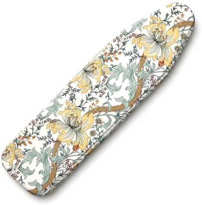 Wusejosapi Funda para Tabla de Planchar, Cubierta de Plancha, Estampado Floral, algodón orgánico, Resistente al Calor, Lavable, con Borde elástico, para Tablas de Planchar y Estaciones de Vapor