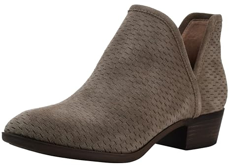 Lucky Brand Women's Baley Ankle Boot, Brindle 242, 7.5 US