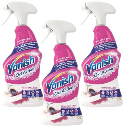 Vanish Gold Oxi Action - Limpiador de tapicería y alfombras, spray eliminador de manchas específico, 500 ml, eliminación de manchas increíble en 30 segundos, neutraliza los olores, ayuda a prevenir
