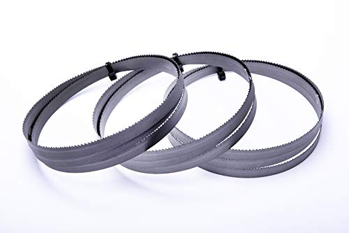 3er SET Encut Hochleistungs-Bandsägeblatt 1140 x 13 x 0,65mm, 8-12 ZpZ Bimetall M42 z.B. für Güde MBS 105 V Sägeband