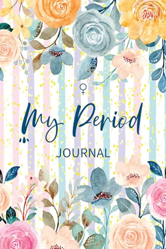 Period Tracker Journal | Menstrual cycle tracker for young girls, teens and women | undated 4 year monthly calendar notebook: Beautiful flower cover ... x 9 inches | ( PMS Tracker & Menstruation ).