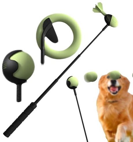 Valpleksak bollkastare, hundbollslauncher husdjursträning, husdjursboll flinger för hundar | halkfritt grepp tennisbolllauncher för liten hund, grepp tennisboll kastare medium hund, valpboll chucker