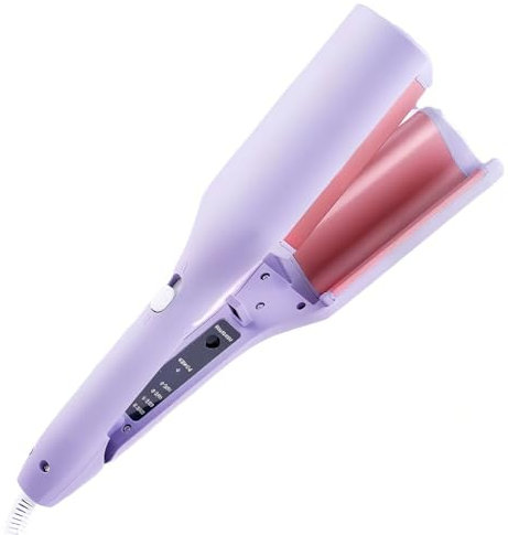 HIULLEN Boucleur a Cheveux, 32mm Waver Fer à Onduler, Boucleur Wavy, Fers à Onduler pour Grandes Boucles avec 4 Réglages de Température, Fer à Onduler Céramique