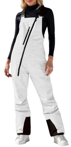 Genérico Pantalones De Esquí para Mujer, Pantalones TéRmicos De Snowboard, Pantalon De Exterior para Mujer, Cintura Ajustable Ropa De Esquí Deporte Leggins Termicos