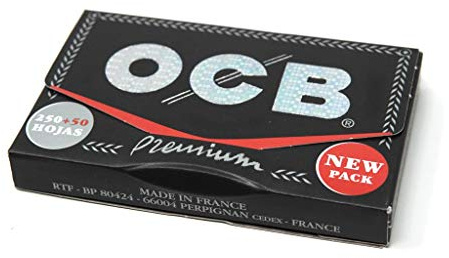 OCB Papel Bloc 300 Negro Premium (12000 Hojas)
