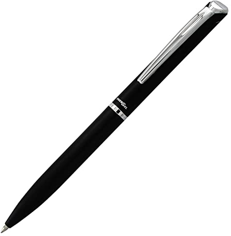 Pentel EnerGel Style Gel Pen, (0.7mm) Medium Line, Black Barrel, Black Ink, Gift Box w/Belly Band (BL2007AABX)
