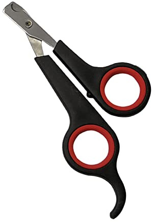 Hooluuwongm Cat Nail Clipper No Shred Pet Claw Trimmer Clean Cut Cat Claw Clipper for Tiny Dog Rabbit Bird (Stainless Steel)