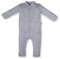 Ehrenkind® Strampler | Schlafanzug | 100% Bio-Baumwolle Schlafoverall | Standard 100 by Oeko-TEX | Hellgrau Melange Gr. 74/80
