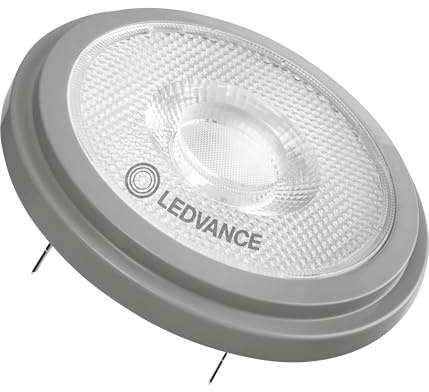 LEDVANCE Superior Faretti LED Riflettore G53 AR111 7.4W 450lm 40D - 930 Luce Calda | Miglior resa cromatica - Dimmerabile - Sostitua 50W