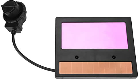 Máscara De Casco De Soldadura De Panel, Lente De Casco De Soldadura Con Oscurecimiento Solar Automático TX600C, Gafas De Ojos Con Filtro De Automatización Para Soldar Y Esmerilar 110 X 90 Mm