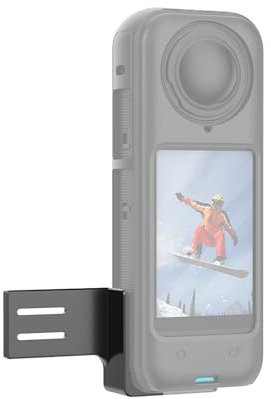 Soporte de Micrófono Invisible para Accesorios X4 X3 X2, Soporte de Micrófono Externo de Metal con Cable de Audio de 3,5 Mm, con Puerto de 1/4 de Pulgada