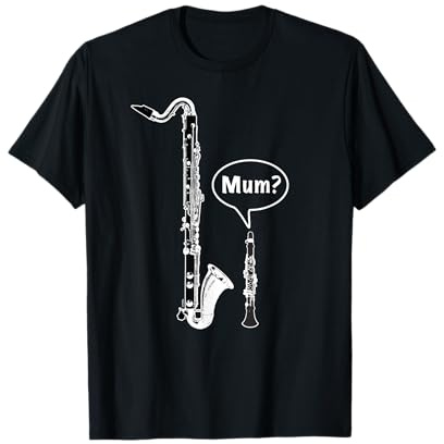 Clarinette Basse et Piccolo pour Clarinettiste Maman Drôle T-Shirt
