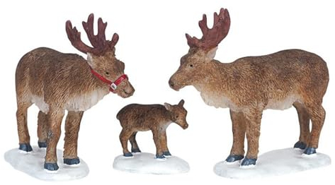 Lemax Decoration 'Reindeer', Set of 3 Figures by Lemax