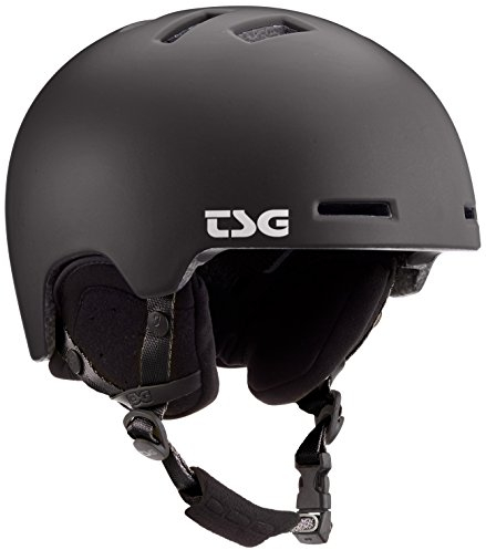 TSG Kinder Arctic Nipper Maxi Solid Color Helm, Satin Black, XXS/XS